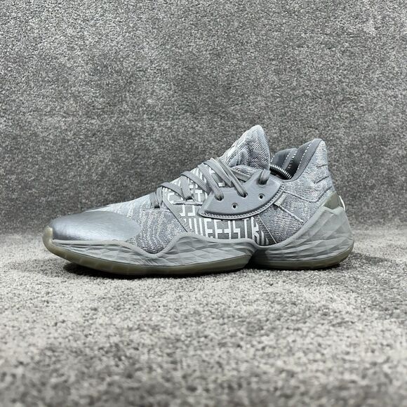 Adidas Harden Vol 4 EH2412 Mens Size 11.5 Gray White Basketball Shoes Used main image 10